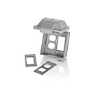 Leviton 5982-UGY Gray Extra Duty 2-Gang While-In-Use Cover