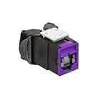 Leviton 5EUJK-SP5 Cat5e Connector Purple