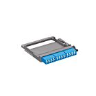 Leviton 5FUHD-SLL Plate Hdx Lc Shuttered 12F Os2 Blue Zirconia