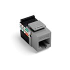 Leviton 5G108-RG5 Gray Snap-In Jack