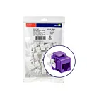 Leviton 5G110-BP5 Purple Cat 5E+ Jack
