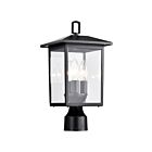 Nuvo Lighting 60-5932 3-Lights Matte Black Outdoor Post Light