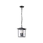 Nuvo Lighting 60-5933 Jamesport 3-Lights 100W Matte Black Outdoor Hanging Light