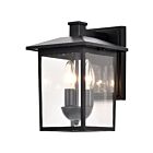 Nuvo Lighting 60-5934 Jamesport 3-Lights 100W Matte Black Outdoor Wall Lantern