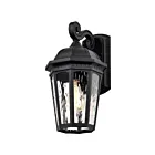 Nuvo Lighting East River 60-5946 1-Light Matte Black Outdoor Wall Light