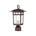Nuvo Lighting 60-5955 1-Light Rustic Bronze Outdoor Post Light