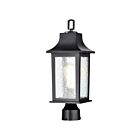 Nuvo Lighting 60-5957 1-Light Matte Black Outdoor Post Light