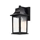 Nuvo Lighting Stillwell 60-5959 1-Light Matte Black Outdoor Wall Light
