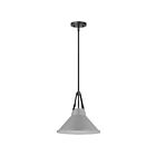 Nuvo Lighting 60-7646 Zelda 1-Light Black Rod Pendant