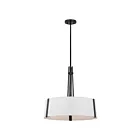 Nuvo Lighting 60-7678 Flynn 3-Lights Black Rod Pendant