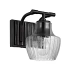 Nuvo Lighting Destin 60-7701 1-Light Black Vanity Light