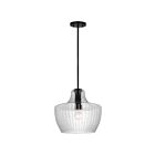Nuvo Lighting 60-7705 Destin 1-Light Black Rod Pendant
