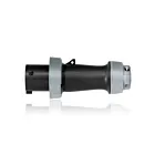 Leviton 560P5WLEV 60 Amp Pin & Sleeve Plug-Black