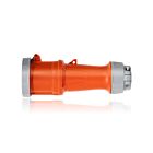 Leviton 460C12WLEV 60 Amp Pin & Sleeve Connector-Orange