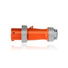Leviton 460P12WLEV 60 Amp Pin & Sleeve Plug-Orange