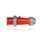 Leviton 460P7WLEV 60 Amp Pin & Sleeve Plug-Red