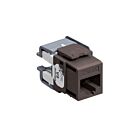 Leviton 6110G-RB6 10G 8P8C Brown Jack