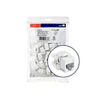 Leviton 61110-BW6 White Interface Bezel & Connector