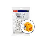 Leviton 61110-BY6 Yellow Interface Bezel & Connector