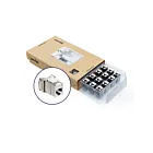 Leviton 61SJK-CW6 Atlas-x1 Cat 6 Shielded Jack 12Pk White