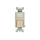 Leviton 6526-I 15 Amp Decora Combination Switch with LED Guide Light, Ivory