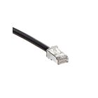 Leviton 6As10-5E 6A 5Ft Black Patch Cord