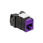 Leviton 6AUJK-RP6 Jack Ax1 C6A Utp Purple