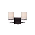 Savoy House Essentials 8-338-2-13 Colton 2-Lights 120W English Bronze Vanity Light