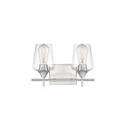 Savoy House Essentials 8-4030-2-SN Octave 2-Lights 120W Satin Nickel Vanity Light