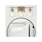 Savoy House Essentials 8-4030-3-322 Octave 3-Lights 180W Warm Brass Vanity Light