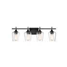 Savoy House Essentials 8-4030-4-13 Octave 4-Lights 240W English Bronze Vanity Light