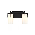 Savoy House 8-4128-2-BK Caldwell 2-Lights 120W Black Vanity Light 