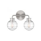 Savoy House Essentials 8-4300-2-SN Mason 2-Lights 120W Satin Nickel Vanity Light