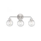 Savoy House Essentials 8-4300-3-SN Mason 3-Lights 180W Satin Nickel Vanity Light