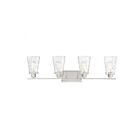 Savoy House 8-4508-4-SN Vaughan 4-Lights 240W Satin Nickel Vanity Light