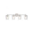 Savoy House Essentials 8-5606-4-SN Ballas 4-Lights 240W Satin Nickel Vanity Light