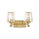 Savoy House Essentials 8-6001-2-322 Garnet 2-Lights 120W Warm Brass Vanity Light