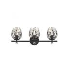 Savoy House 8-6601-3-BK Moreno 3-Lights 180W Matte Black Vanity Light