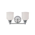 Savoy House Essentials 8-6836-2-11 Melrose 2-Lights 120W Polished Chrome Vanity Light