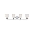 Savoy House Essentials 8-6836-4-11 Melrose 4-Lights 240W Polished Chrome Vanity Light
