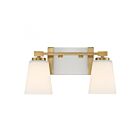 Savoy House 8-6901-2-322 Darby 2-Lights 120W Warm Brass Vanity Light