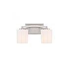 Savoy House Essentials 8-7710-2-SN Whitney 2-Lights 120W Satin Nickel Vanity Light