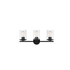 Savoy House Essentials 8-8020-3-BK Marshall 3-Lights 180W Matte Black Vanity Light