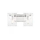 Savoy House 8-8204-2-109 Genry 2-Lights 120W Chrome/Polished Nickel Vanity Light