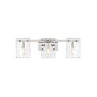 Savoy House 8-8204-3-109 Genry 3-Lights 180W Chrome/Polished Nickel Vanity Light
