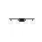 Savoy House 8-8204-4-BK Genry 4-Lights 240W Black Vanity Light 