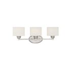 Savoy House Essentials 8-890-3-SN Kane 3-Lights 180W Satin Nickel Vanity Light