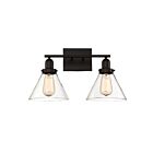Savoy House Essentials 8-9130-2-13 Drake 2-Lights 120W English Bronze Vanity Light