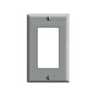 Leviton 80401-CNG 1-Gang Decora Wallplate Gray
