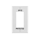 Leviton 80401-GFW 1 Gang White Wallplate